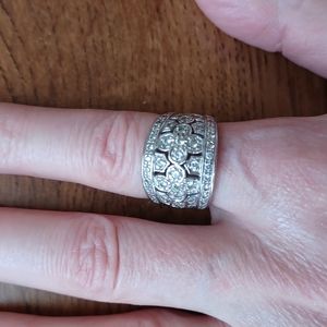 Silver and CZ Ring